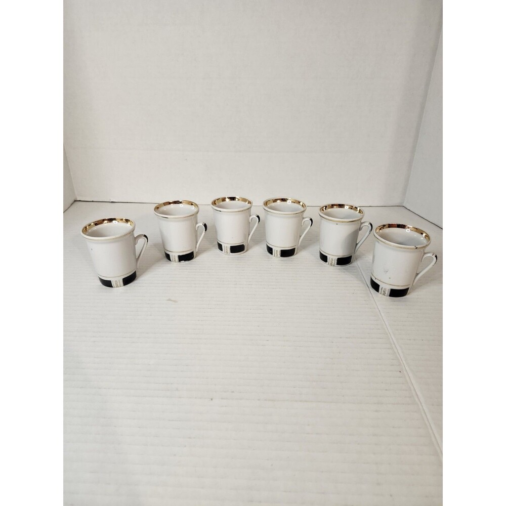 Lot Of 6 Gorodnitsky Porcelain Esspresso Cups